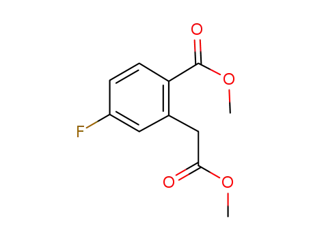 methyl 4-fluoro-2-(2-methoxy-2-oxoethyl)benzoate