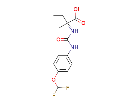 N-{[4-(difluoromethoxy)phenyl]carbamoyl}-D-isovaline
