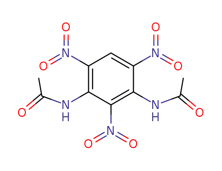 Molecular Structure of 88106-06-3 (Acetamide, N,N'-(2,4,6-trinitro-1,3-phenylene)bis-)