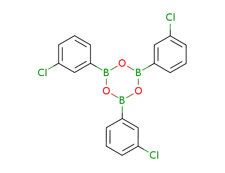 Molecular Structure of 7519-92-8 (Boroxin, tris(3-chlorophenyl)-)