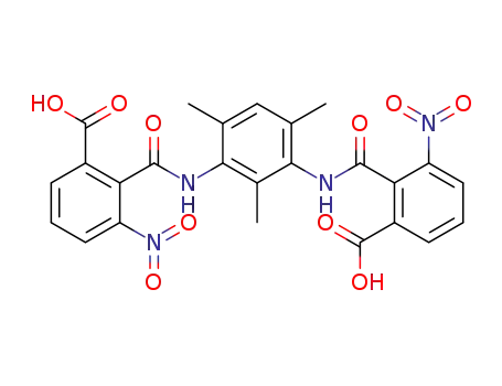 3,3'-dinitro-N,N'-(2,4,6-trimethyl-m-phenylene)-bis-phthalamic acid