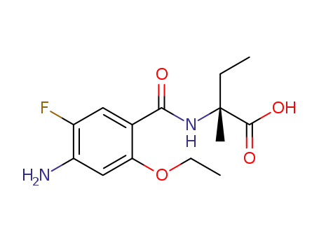 (+)-N-(4-amino-2-ethoxy-5-fluorobenzoyl)-L-isovaline
