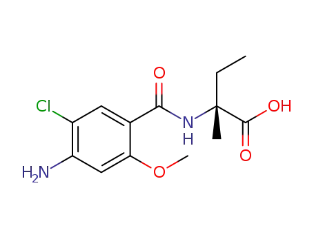(+)-N-(4-amino-5-chloro-2-methoxybenzoyl)-L-isovaline