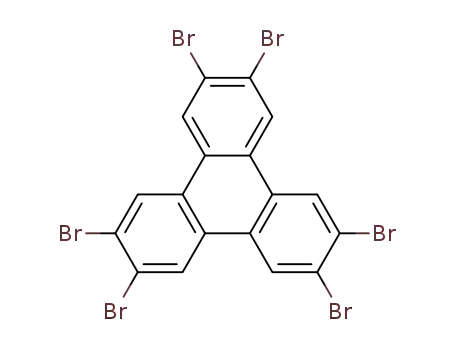 Molecular Structure of 82632-80-2 (2,3,6,7,10,11-HEXABROMOTRIPHENYLENE)