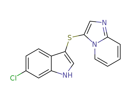 3-((6-chloro-1H-indol-3-yl)thio)imidazo[1,2-a]pyridine
