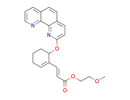 2-methoxyethyl (E)-3-(6-((1,10-phenanthrolin-2-yl)oxy)cyclohex-1-en-1-yl)acrylate