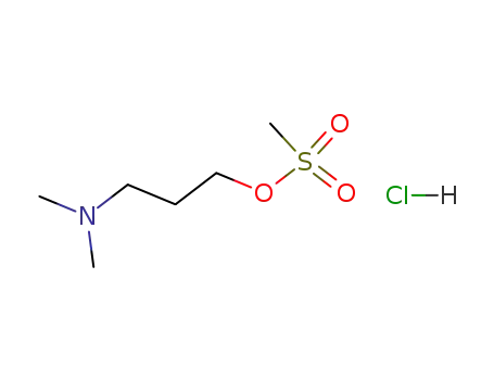 Molecular Structure of 52413-48-6 (3-(dimethylamino)propyl methanesulfonate)