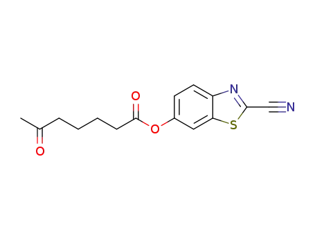 2-cyanobenzo[d]thiazol-6-yl 6-oxoheptanoate