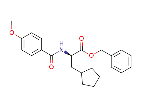 benzyl (R)-3-cyclopentyl-2-(4-methoxybenzamido)propanoate