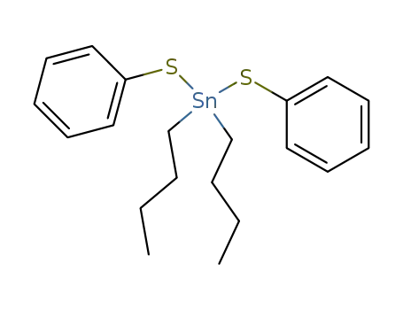 Molecular Structure of 14365-16-3 (Stannane, dibutylbis(phenylthio)-)