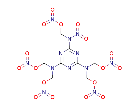 N2,N2,N4,N4,N6-pentakis((nitrooxy)methyl)-N6-nitro-1,3,5-triazine-2,4,6-triamine