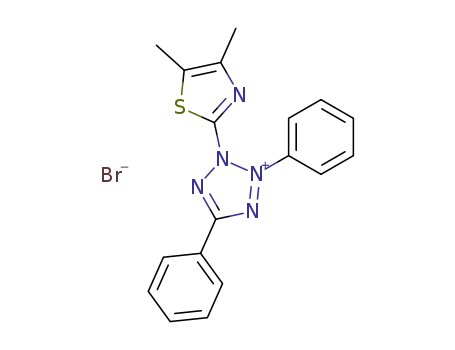 Molecular Structure of 298-93-1 (Thiazolyl Blue)