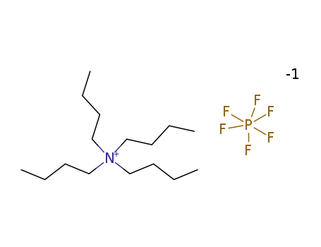 Molecular Structure of 3109-63-5 (Tetrabutylammonium hexafluorophosphate)