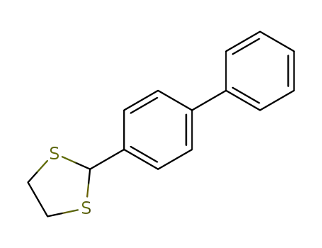 Molecular Structure of 134261-69-1 (1,3-Dithiolane, 2-[1,1'-biphenyl]-4-yl-)