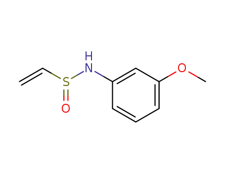 Molecular Structure of 105896-37-5 (Ethenesulfinamide, N-(3-methoxyphenyl)-)