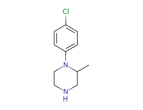 Molecular Structure of 55117-80-1 (1-(4-Chlorophenyl)-2-methylpiperazine)