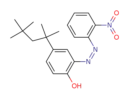 2-(2-Nitro-phenylazo)-4-(1,1,3,3-tetramethyl-butyl)-phenol