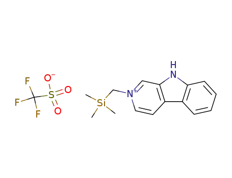 2-N-<(trimethylsilyl)methyl>-β-carbolinium triflate