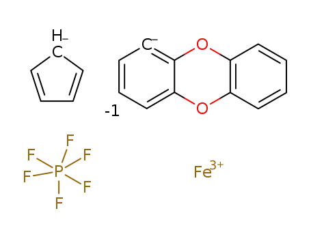 η6-dibenzodioxin-η5-cyclopentadienyliron hexafluorophosphate