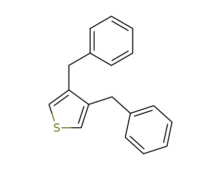 Molecular Structure of 74714-05-9 (Thiophene, 3,4-bis(phenylmethyl)-)