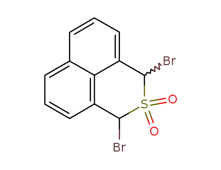 1,3-dibromo-1H,3H-naphtho<1,8-cd>thiopyran 2,2-dioxide