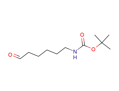 Molecular Structure of 80860-42-0 (Carbamic acid, (6-oxohexyl)-, 1,1-dimethylethyl ester)
