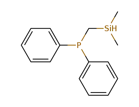 Molecular Structure of 86934-50-1 (Phosphine, [(dimethylsilyl)methyl]diphenyl-)