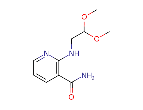 N-(3-carboxamido-2-pyridyl)aminoacetaldehyde dimethyl acetal