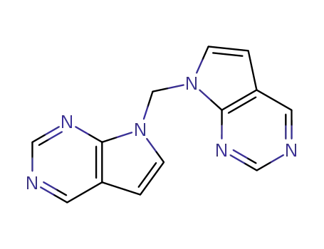 7,7'-Methylendi(7H-pyrrolo<2,3-d>pyrimidin)