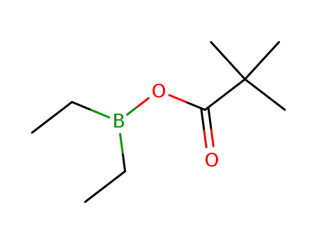 Molecular Structure of 34574-27-1 (DIETHYLBORYL PIVALATE)