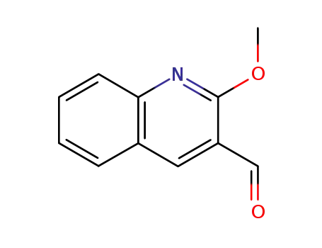 Molecular Structure of 139549-06-7 (2-METHOXY-QUINOLINE-3-CARBALDEHYDE)