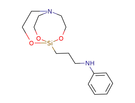 Molecular Structure of 85952-93-8 (2,8,9-Trioxa-5-aza-1-silabicyclo(3.3.3)undecane-1-propanamine, N-pheny l-)
