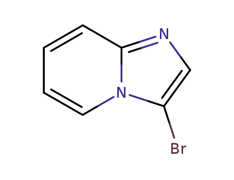 Molecular Structure of 4926-47-0 (3-BROMOIMIDAZO[1,2-A]PYRIDINE)