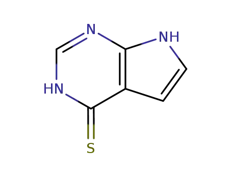 3,7-Dihydro-4H-pyrrolo<2,3-d>pyrimidin-4-thion