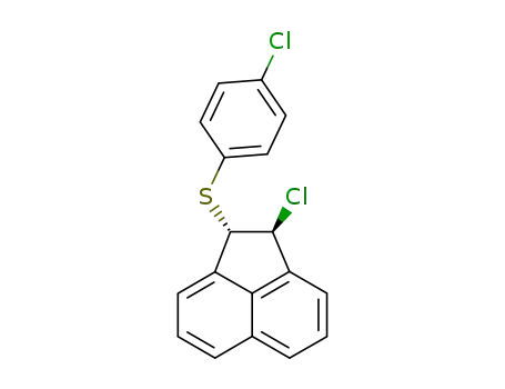 trans-2-(4-chlorophenyl)thio-1-chloroacenaphthene