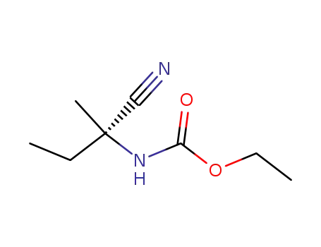(2R)-2-ethoxycarbonylamino-2-methylbutyronitrile