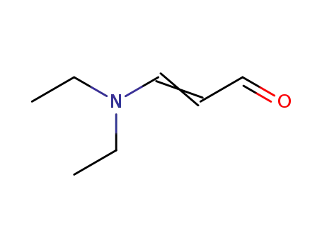 Molecular Structure of 13070-22-9 (3-(DiethylaMino)acrylaldehyde)