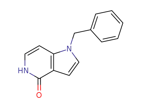 Molecular Structure of 26956-47-8 (1-BENZYL-4-HYDROXY-5-AZAINDOLE)