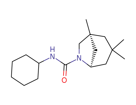 (1S,5R)-1,3,3-Trimethyl-6-aza-bicyclo[3.2.1]octane-6-carboxylic acid cyclohexylamide