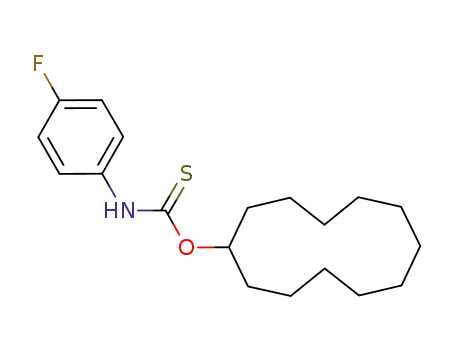 N-4-fluorophenylthioxocarbamate of cyclododecanol