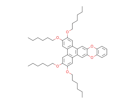 2,3,6,7-Tetrakis-hexyloxy-10,15-dioxa-dibenzo[a,c]naphthacene