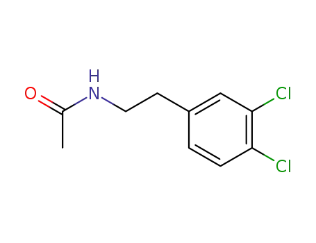 Molecular Structure of 105870-98-2 (Acetamide, N-[2-(3,4-dichlorophenyl)ethyl]-)