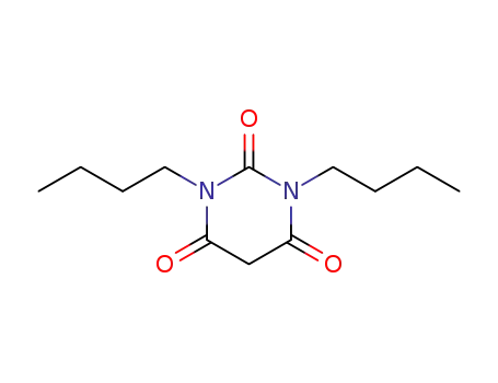 Molecular Structure of 5770-40-1 (1,3-Dibutyl-pyriMidine-2,4,6-trione)