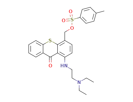 Toluene-4-sulfonic acid 1-(2-diethylamino-ethylamino)-9-oxo-9H-thioxanthen-4-ylmethyl ester