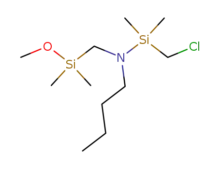 [(chloromethyldimethylsilyl)butylaminomethyl]methoxydimethylsilane