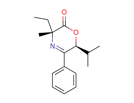 (3R,6S)-3-Ethyl-6-isopropyl-3-methyl-5-phenyl-3,6-dihydro-2H-1,4-oxazin-2-one