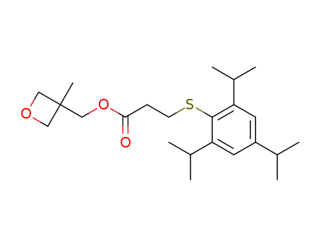 (3-methyl-3-oxethanyl)methyl 3-[(2,4,6-triisopropylphenyl)sulfenyl]propionate