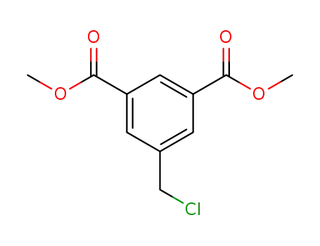 Molecular Structure of 252210-01-8 (DiMethyl 5-ChloroMethyl-1,3-Benzene-Dicarboxylate)