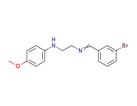 N-[1-(3-Bromo-phenyl)-meth-(E)-ylidene]-N'-(4-methoxy-phenyl)-ethane-1,2-diamine