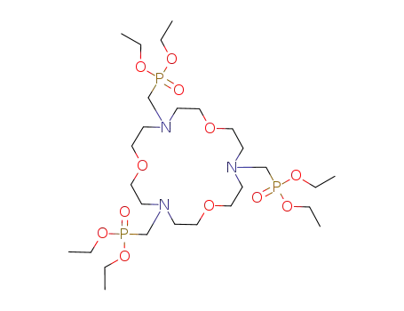 [10,16-bis-(diethoxy-phosphorylmethyl)-1,7,13-trioxa-4,10,16-triaza-cyclooctadec-4-ylmethyl]-phosphonic acid diethyl ester